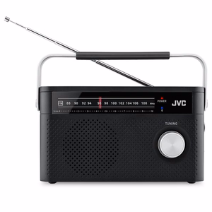 JVC RA-E315B – kaasaskantav raadio, must