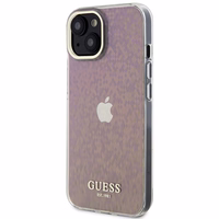 Guess GUHCP15SHDECMP iPhone 15 6.1" roosa/roosa hardcase IML Faceted Mirror Disco Iridescent