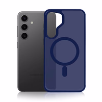 3mk Smoke MagCase Samsung Galaxy S25 jaoks - sinine-läbipaistev