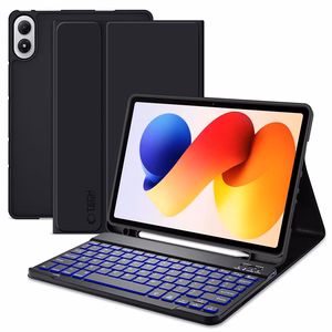 Tech-Protect SC Pen Ümbris jaoks Xiaomi Poco Pad M1 / punanemi Pad 2 Pro 12.1 - must