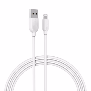 Borofone кабель BX14 LinkJet - USB на Lightning - 2,4A 2 метра белый