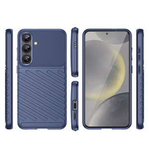 Thunder Ümbris jaoks Samsung Galaxy S25+ Silicone Armored Cover - sinine
