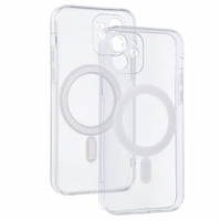 TEL PROTECT MagSilicone Ümbris jaoks Iphone 12 Läbipaistev