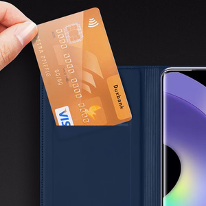 Dux Ducis Skin Pro Ümbris jaoks Realme 10 5G / Realme 9i 5G Cover Flip Card Wallet Stand must
