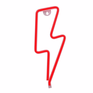 Neon LED Light BOLT punane Bat + USB FLNE06 Forever Light