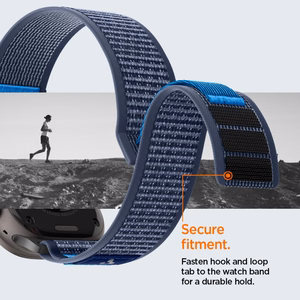 Spigen Athlex Air 2 rihm Apple Watch 8 / 9 / 10 / 11 / SE / Ultra (44 / 45 / 46 / 49 mm) tumesinine