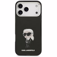 Karl Lagerfeld IML Aquarelle Karl & Logo MagSafe Ümbris jaoks iPhone 17 Pro Max - must