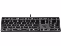 A4Tech FSTYLER FX60H (valge Backlit) keyboard USB QWERTY must, hall