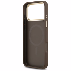GUESS ümbris jaoks IPHONE 17 Pro Max compatible with MagSafe GUHMP17XPG4SEMCW (PU W/ 4G Stripe) brown