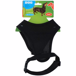 Dog harness, 36 × 54.4 cm, size S, Black