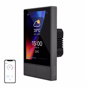 Умная WiFi панель управления SONOFF NSPanel (чёрный, 120mm)