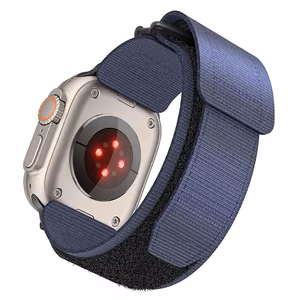 Strap for Apple Watch Forcell F-Design FA05 nylon hook-and-loop 42 / 44 / 45 / 49 mm blue