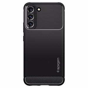 Spigen Rugged Armor ümbris Samsung Galaxy S22-le - matt must
