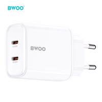 BWOO CDA206 PD 35W Seinalaadija 1x USB-C port valge