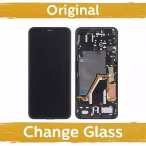 LCD ekraan Google Pixel 4 XL Must koos raamiga (Uuendatud: Hiina)