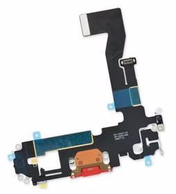 Flex jaoks iPhone 12 jaoks charging connector koos microphone Punane ORG