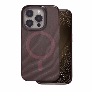 Tecto Shield Desert Mag ümbris mudelile iPhone 15 Pro Max 6,7", mahagonivärvi