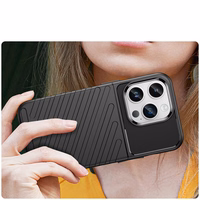 Thunder Case iPhone 14 Pro soomustatud ümbris must