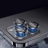 Tempered glass Tel Protect 3D Lens on camera jaoks Iphone 13 Pro/13 Pro Max sinine (lens 3 pieces)