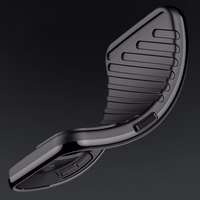 Thunder Ümbris ümbris jaoks Motorola Moto G53 silicone armor ümbris must