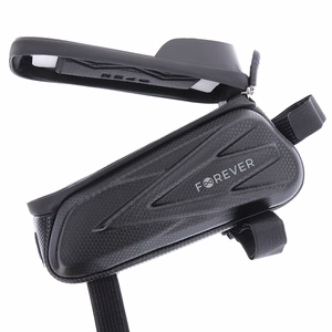 Waterproof bike raamiga bag with shell sides and phone holder Forever Outdoor must