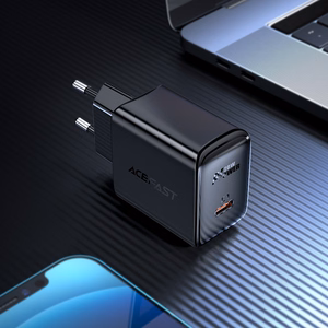 Acefast быстрое зарядное устройство USB Type C 20W Power Delivery белое (A1 EU white)