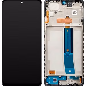 LCD ekraan Xiaomi Redmi Note 11S/Note 12S/Poco M4 Pro 4G puuteekraaniga raamiga must OLED (universaalne raam)