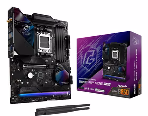 Asrock Phantom Gaming B850 Riptide WiFi emaplaat AMD B850 Socket AM5 ATX