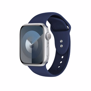 Crong Liquid rihm Apple Watch 44 / 45 / 46 / 49 mm kellale, tumesinine