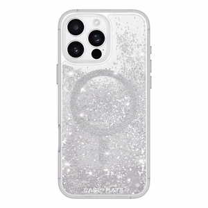 Case-Mate Waterfall MagSafe ümbris seadmele iPhone 16 Pro Max, hõbedane