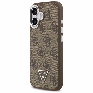 GUESS ümbris jaoks IPHONE 17 compatible with MagSafe GUHMP17SP4TSRCMW (PU 4G W/Triangle Logo SL) brown