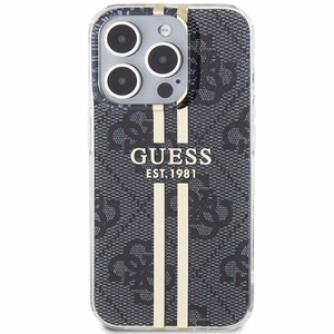 GUESS ümbris jaoks IPHONE 15 Pro GUHCP15LH4PSEGK (4G kuldne Stripe) must