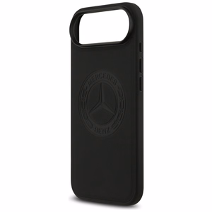 Mercedes Leather Vintage Logo MagSafe Ümbris jaoks iPhone Air - Must
