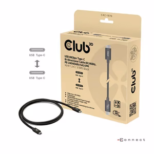 Kaabel USB-C USB-C 1.2M must CAC-1570 Club3D