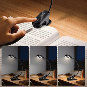 Tech-Protect LL100 Wireless Lamp with Clip + USB-A / USB-C Cable 30 cm - Black
