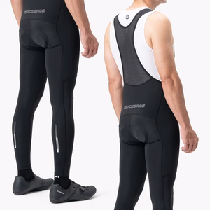 Rockbros 200021 Long Cycling Bib Shorts with Pad Size XL - Black