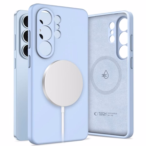 Tech-Protect Силиконовый MagSafe Чехол для Samsung Galaxy S26 Ultra - синий