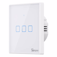 Nutikas Lüliti WiFi + RF 433 Sonoff T2 EU TX (3-channel) updated