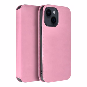 DUAL POCKET Book ümbris jaoks IPHONE 16 Plus light roosa