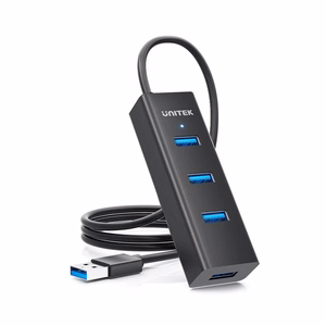 UNITEK Y-3089V01 USB 3.2 Gen 1 Type-A jaotur 5000 Mbit/s must