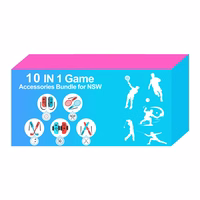 Nintendo Lüliti Spordi 10-in-1 Family Accessory Pakk - punane and sinine