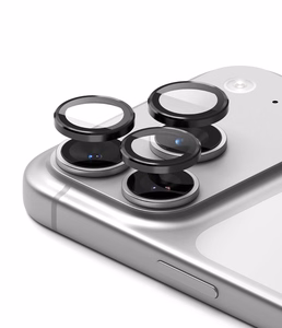 Ringke 2 karastatud kaameraraami kaitseklaasi komplekt mudelitele iPhone 18 Pro / Pro Max, must