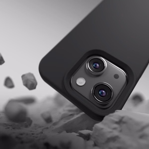 Etteri Silikoon Ümbris jaoks iPhone 15 6,1" must