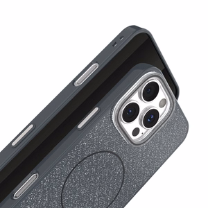 Glitter Thin Mag ümbris for iPhone 17 6,3" must