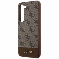 Guess 4G Stripe Collection ümbris jaoks Samsung Galaxy S24+ - brown