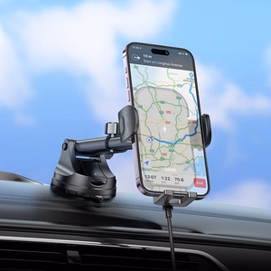 Juhtmevaba car phone Hoidja Hoco 15 W windshield / dashboard HW5 must