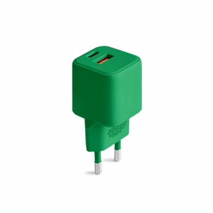 COLORUM wall laadija USB-A + USB-C PD 30W CLS30-AC-04 xGreen