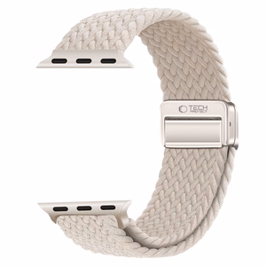 Tech-Protect Nylonmag Strap for Apple Watch 4 / 5 / 6 / 7 / 8 / 9 / SE / Ultra 1 / 2 (42 / 44 / 45 / 49 mm) - Beige