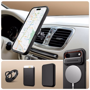 Tech-Protect Kevlar Aura MagSafe Ümbris jaoks iPhone Air - Must