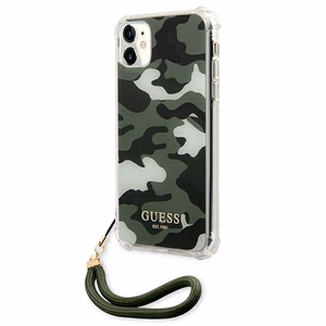Guess GUHCN61KSARKA iPhone 11 6.1" / Xr green/khaki hardcase Camo Collection